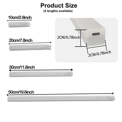 Rechargeable Motion Sensor LED Bar Light for Easy Night Access - Smarsty