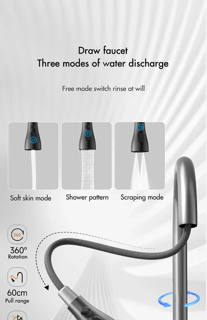 Large Stainless Steel Kitchen Sink with Digital Faucet Display - Smarsty