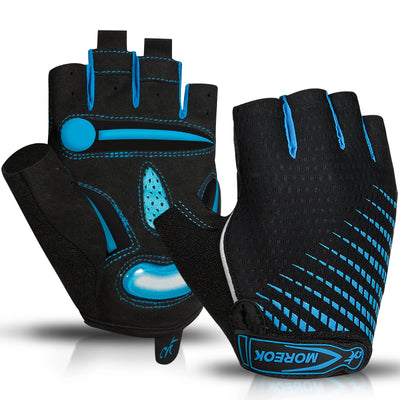 MOREOK Cycling Gloves,Breathable Bicycle Gloves,5MM Gel Pads Non-Slip Mountain Bike Gloves MTB Road Biking Gloves for Men Women by Smarsty