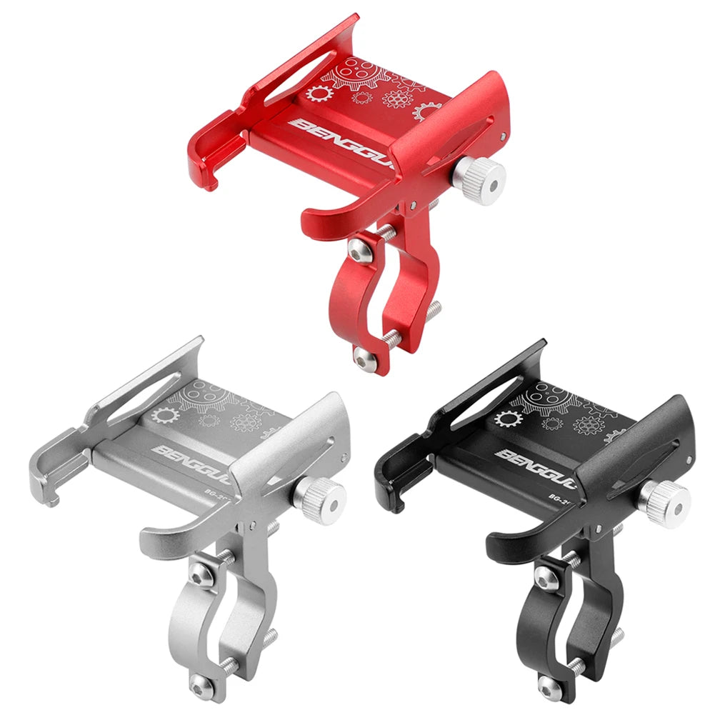 Aluminum Bike Phone Holder 360 Rotation Handlebar Mount - Smarsty