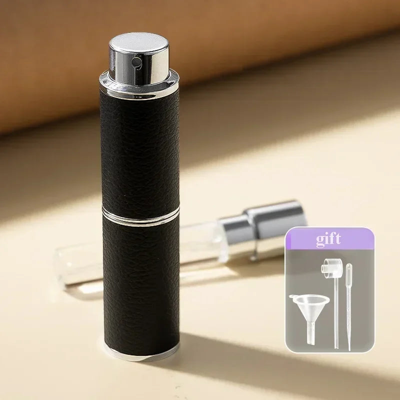 Portable Leather Perfume Atomizer Refillable Mini Spray Bottle - Smarsty