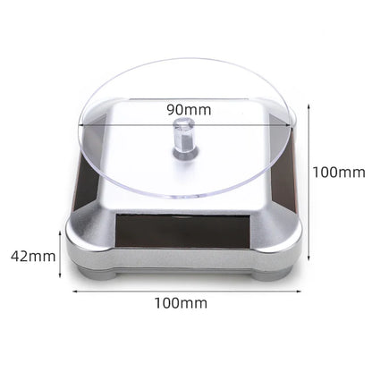 Solar Showcase 360 Rotating Jewelry Organizer Display - Smarsty