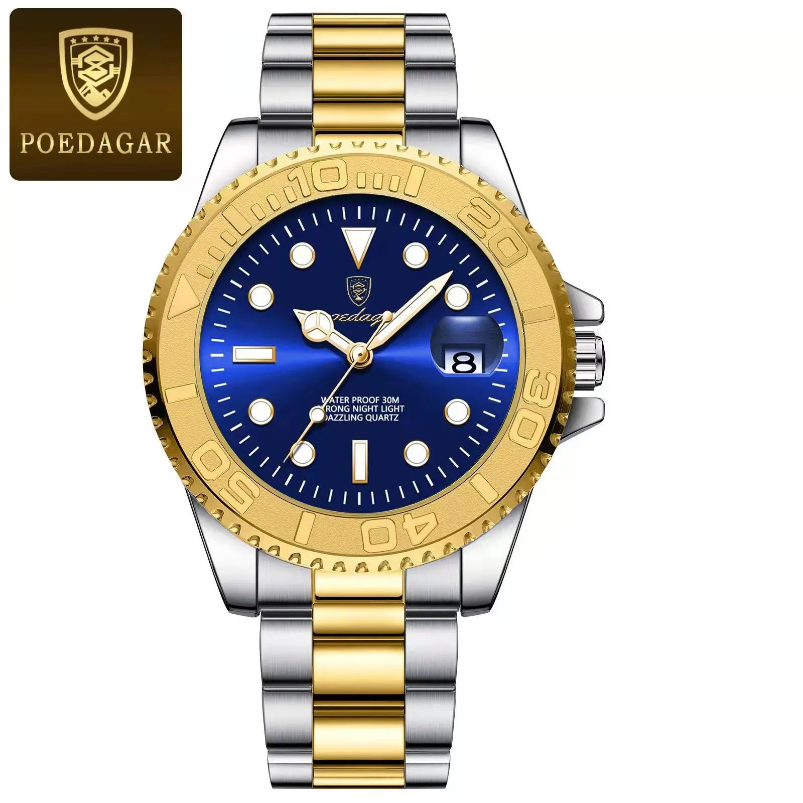 Luxury Waterproof Men's Quartz Watch with Luminous Features - Smarsty