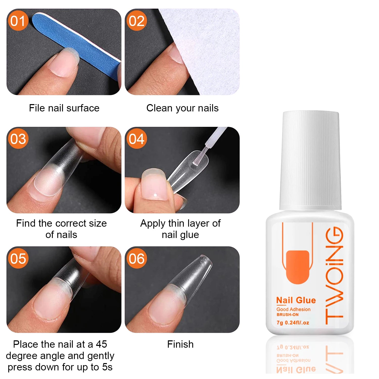 Super Strong Nail Glue for Lasting Adhesion - Smarsty