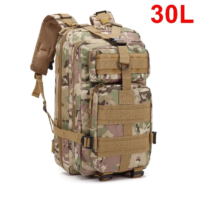 30/50L Tactical Backpacks Man Traveling Bags Survival Outdoor 3P Assault Pack EDC Molle Pack hiking Trekking Hunting Bag - Smarsty