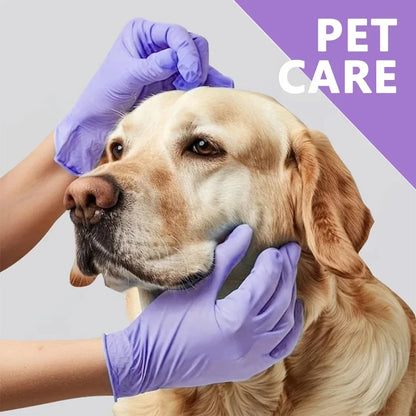 10-100pcs Disposable Purple Nitrile Gloves Latex Free Waterproof Suitable for Kitchen Food Processing Beauty Salon Work Glove