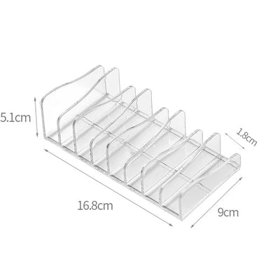 DVD/CD Organizer,Eyeshadow Palette Storage Tray Cosmetics Rack Makeup Tools Compartment Holder Sunglasses Storage Shelf by Smarsty