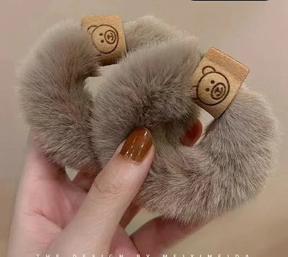 Korean Soft Plush Braided Headband High Elasticity Women - Smarsty
