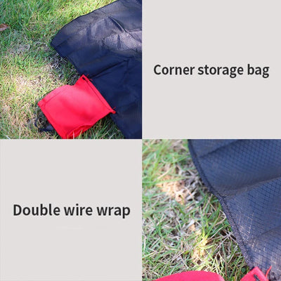 Picnic Mat Ultra-thin Moisture Resistant Waterproof Sandproof Mat Ultra Lightweight Foldable Portable Mat 70x110cm by Smarsty