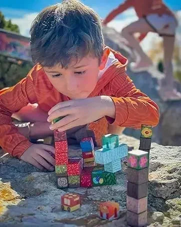 Magnetic Building Blocks Mine World Magnet Cube Set for Boy Girl Kid Age 3+ DIY Model Children STEM Educational Sensory Toy - Smarsty