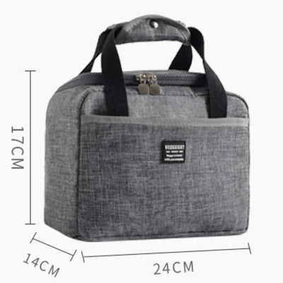 Insulated Portable Lunch Bag For Women Office Tote Compact - Smarsty