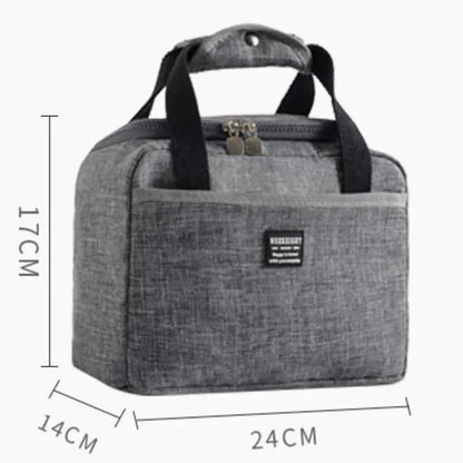 Insulated Portable Lunch Bag For Women Office Tote Compact - Smarsty