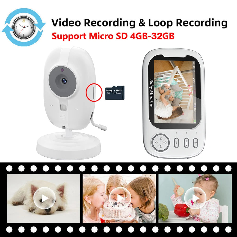 3.5 Inch Better Than VB603 Baby Monitor With Camera  LCD Electronic Babysitter Wireless 2 Way Audio Talk Video Baby Nanny Radio