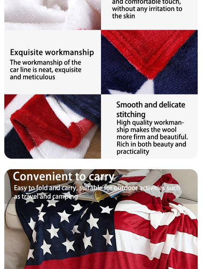 Warm Plush Bed Blanket for Sofas and Travel - Smarsty