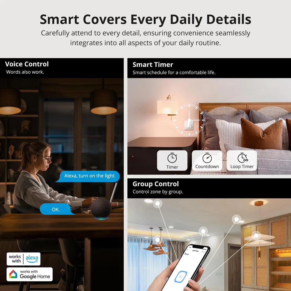 SONOFF ZBMINIR2 Zigbee Smart Switch with Remote Control - Smarsty
