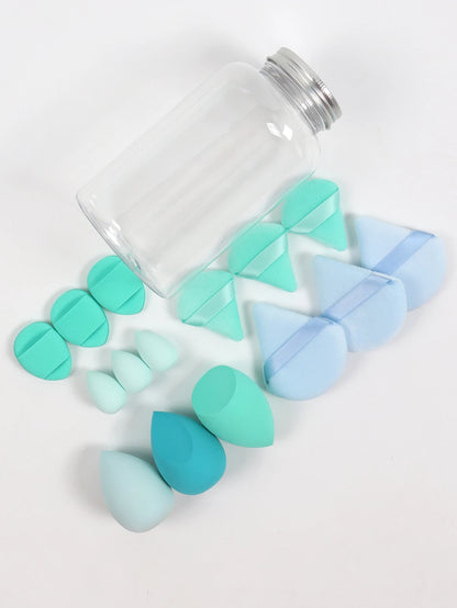 Spring Cosmetic Puff Set with Mini Makeup Eggs and Cushions - Smarsty