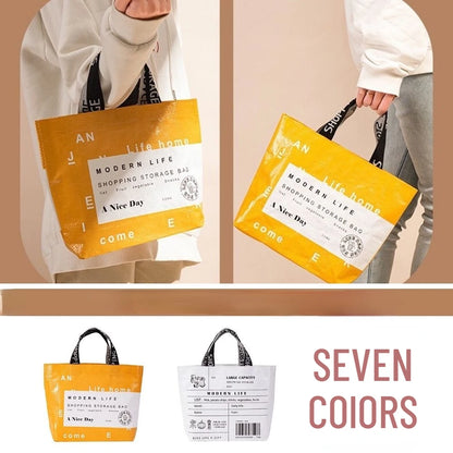 Waterproof Large Capacity Grocery Shopping Bag One Shoulder - Smarsty