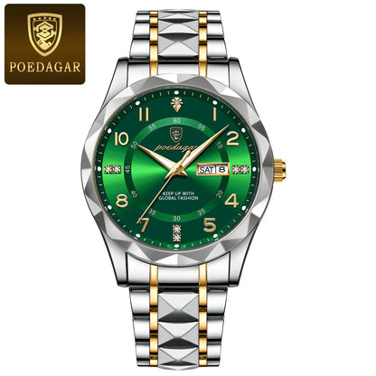 Luxury Waterproof Quartz Watch for Men with Luminous Dial - Smarsty