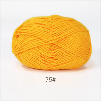 Soft Milk Cotton Yarn for Hand Knitting Projects - Smarsty