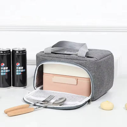 Insulated Portable Lunch Bag For Women Office Tote Compact - Smarsty