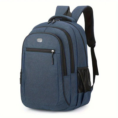 Large Capacity Backpack, Men's And Women's Student Computer BagMulti Pocket Waterproof And Wear-resistant Commuting Backpack,Chr - Smarsty
