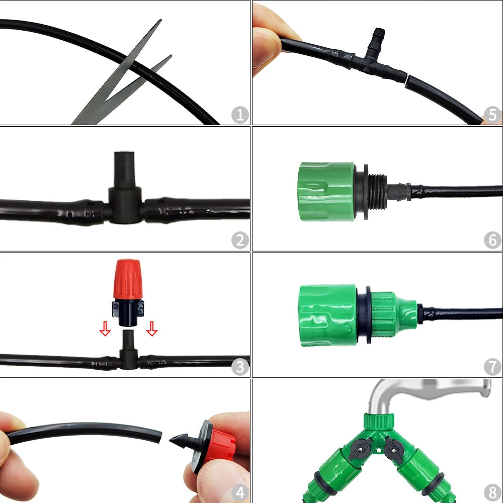 Automatic Drip Watering Kit for Efficient Garden Irrigation - Smarsty