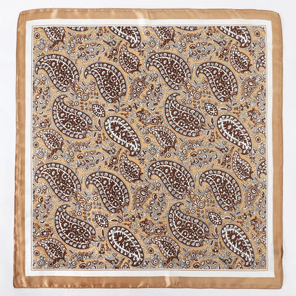 Silk Square Scarf for Women Summer Head Wrap - Smarsty