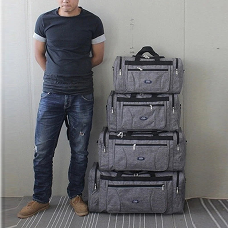 Oxford Waterproof Travel Bag For Men Large Capacity Duffle - Smarsty