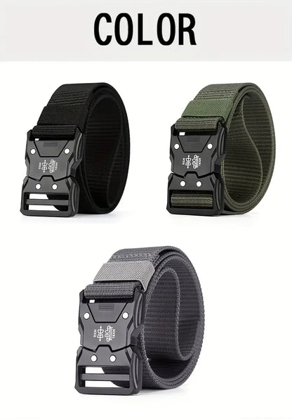 Tactical Waist Belt with Durable Automatic Buckle - Smarsty