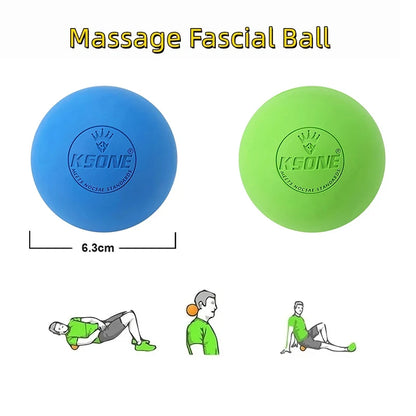 Rubber Fascia Massage Ball for Muscle Relaxation - Smarsty