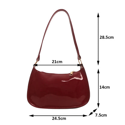 Retro PU Leather Shoulder Bag For Women Everyday Use - Smarsty