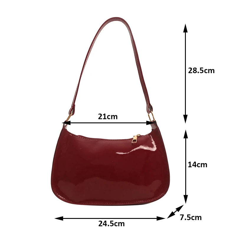 Retro PU Leather Shoulder Bag For Women Everyday Use - Smarsty