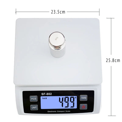 30kg Digital Kitchen Scale with Precision LCD Display - Smarsty