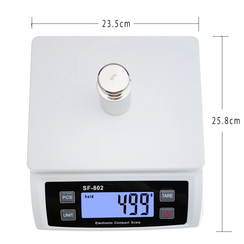 30kg Digital Kitchen Scale with Precision LCD Display - Smarsty
