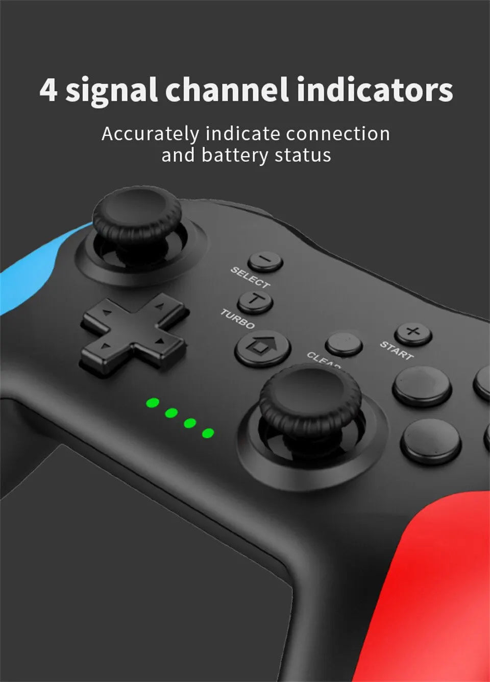 GAMINJA MG25Z Wireless Bluetooth Gamepad with Dual Vibration - Smarsty