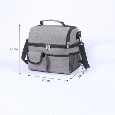 Portable Thermal Lunch Bag Insulated Cooler For Office - Smarsty