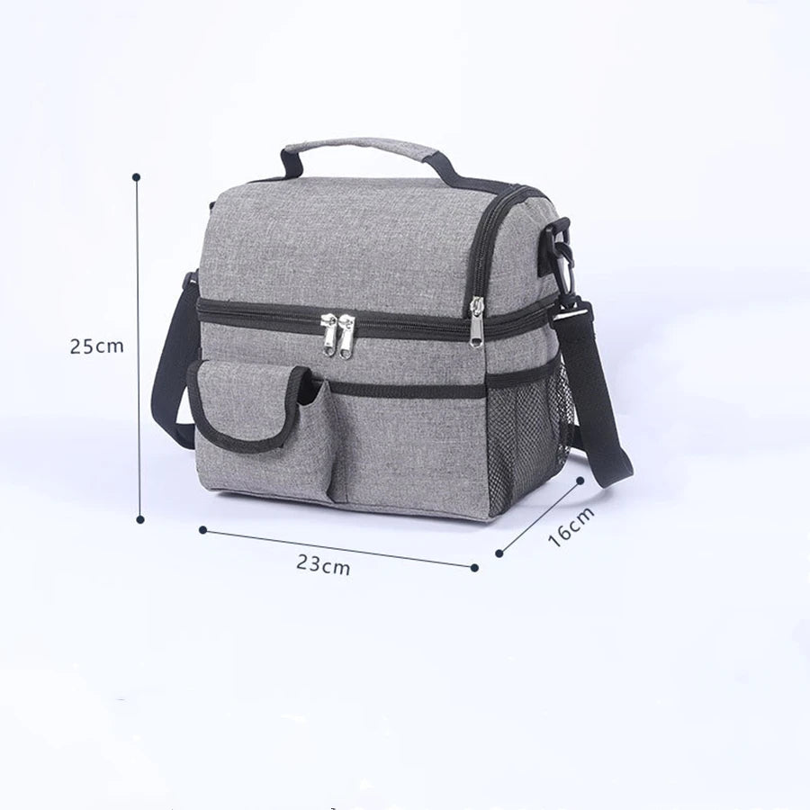 Portable Thermal Lunch Bag Insulated Cooler For Office - Smarsty