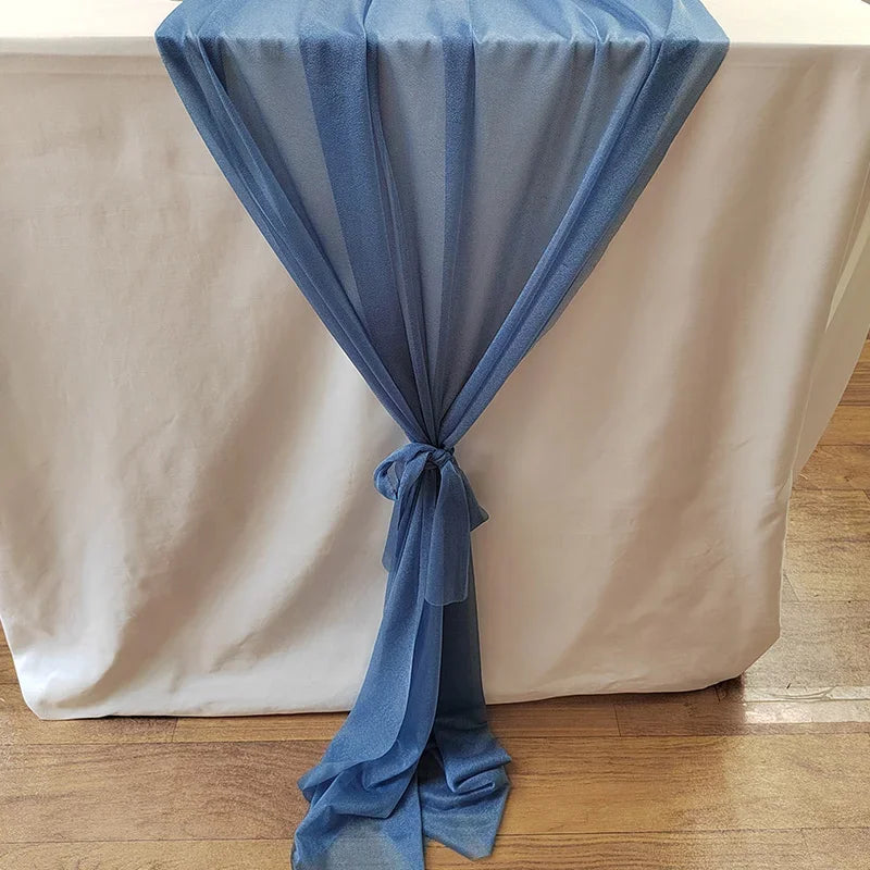 Chiffon Table Runner for Elegant Wedding and Party Decor - Smarsty