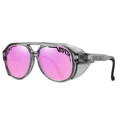 Steampunk Pit Viper Cycling Glasses Adult UV400 Men Women Sunglasses Designer Steam Punk Eyewear Vintage Retro Sun Goggles