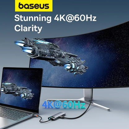 USB C Hub 4K60Hz HDMI PD 100W Multiport Card Reader