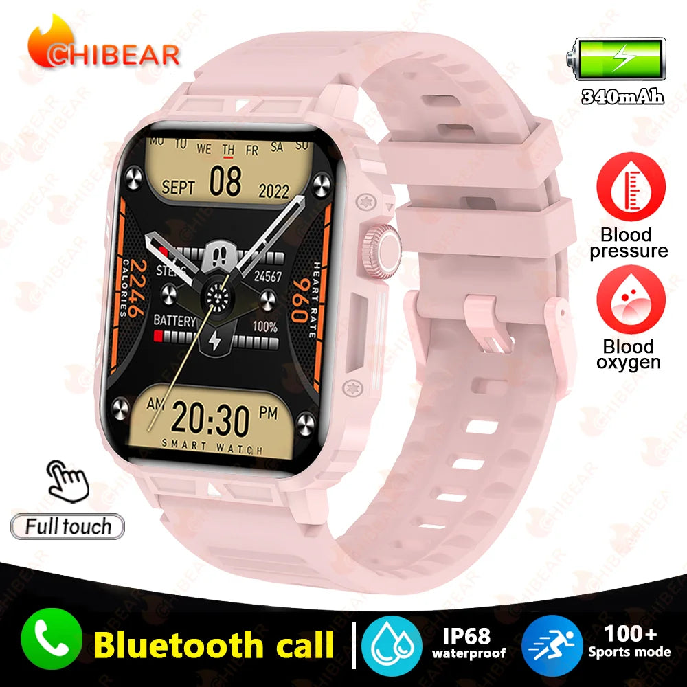2024 Outdoor Military Smart Watch with IP68 Waterproof - Smarsty