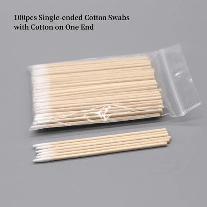 Wooden Tip Cotton Swabs for Nail Polish Removal - Smarsty