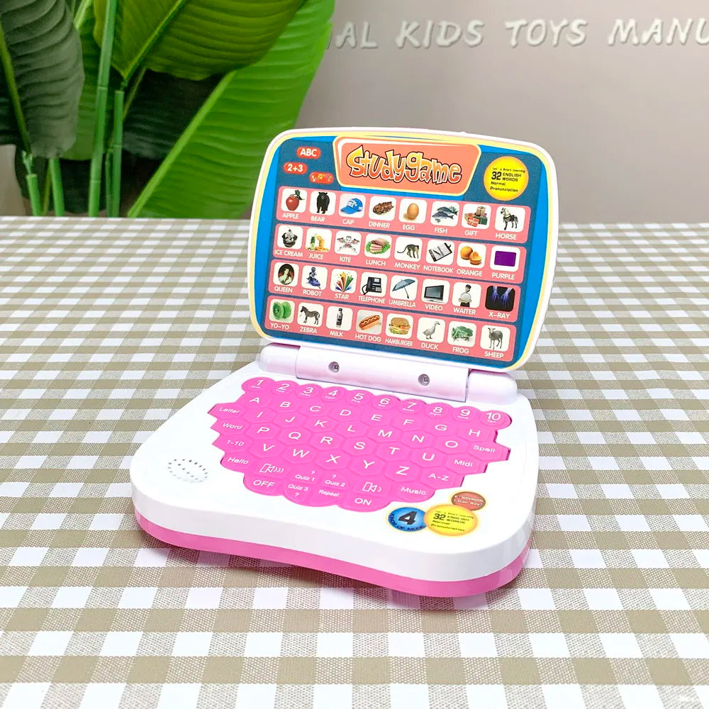 Learning Machine Laptop Computer Child Electronic Preschool Language Education Toys Gift Toddler Kid Developing Cognitive Skills - Smarsty