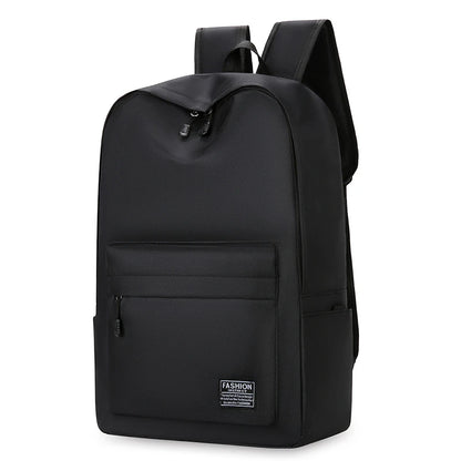 15 inches Versatile Backpack Trendy Washable Oxford Cloth Computer Bag Black Grey Blue Red School Student Backpack Unisex - Smarsty