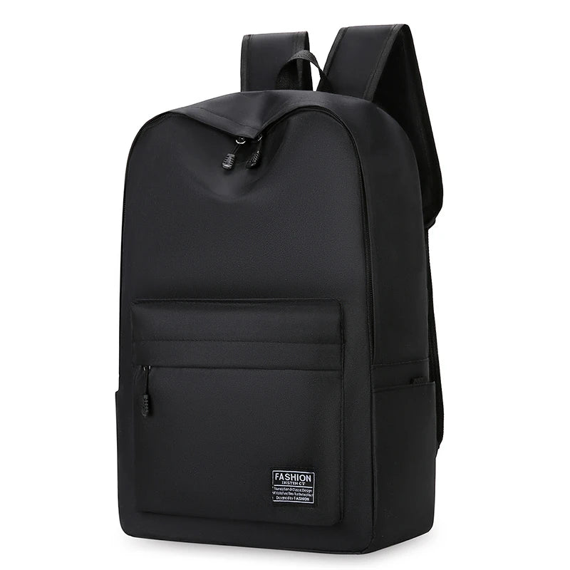 15 inches Versatile Backpack Trendy Washable Oxford Cloth Computer Bag Black Grey Blue Red School Student Backpack Unisex - Smarsty