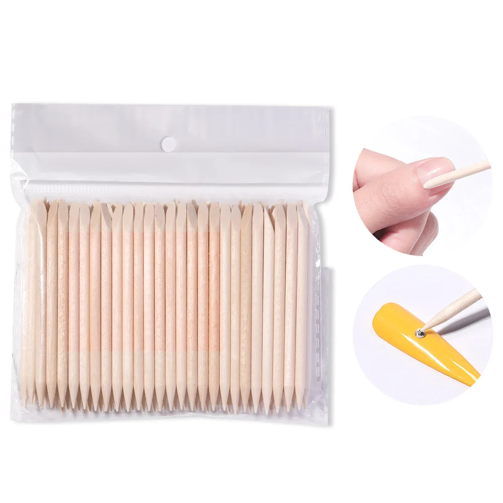 100 Piece Cuticle Pusher Set for Easy Nail Care - Smarsty