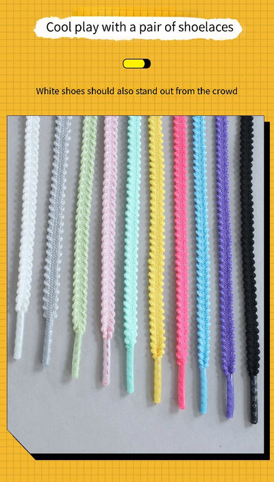 1Pair Shoe Laces New Casual Sneakers tennis Flat Shoelaces Fashion Rope Shoelace for Shoes 120/140/160CM Shoes Accessories - Smarsty