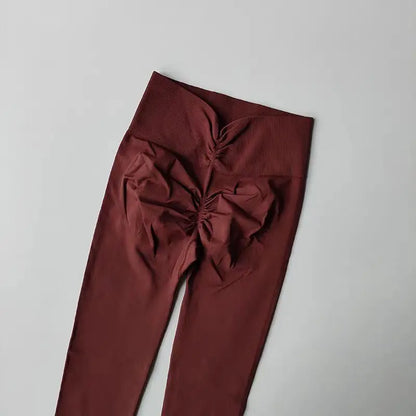 High-end Yoga Pants Women Fitness Leggings High elastic Sports Pants Push UP Tights Running Leggings Breathable Gym Leggings - Smarsty