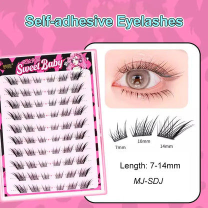 Self Adhesive Cluster Lashes for Effortless Application - Smarsty