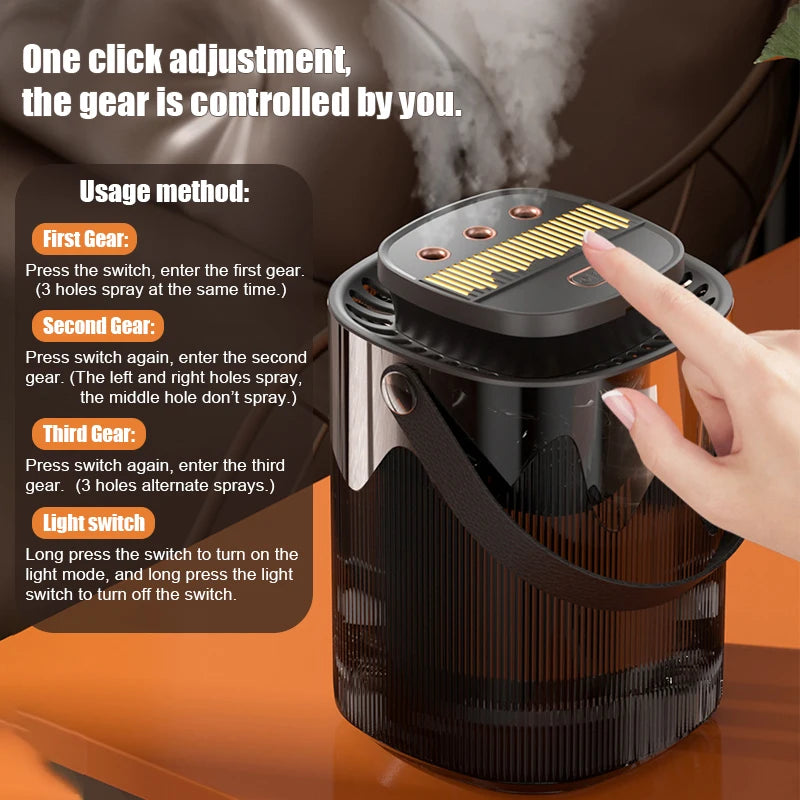 3L Air Humidifier with Cool Mist and Aromatherapy - Smarsty